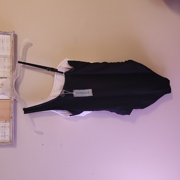 Women's Younique Black White Swim Suit Small - Picture 4 of 5